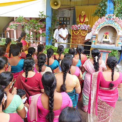 Paying Homage to Former Secretary D. Ramu