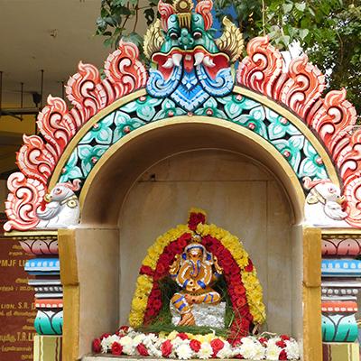 Consegration of Vidhyaganapathi temple