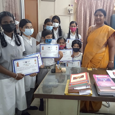 Prize winners of Thiruppaavai Thiruvembaavai competition