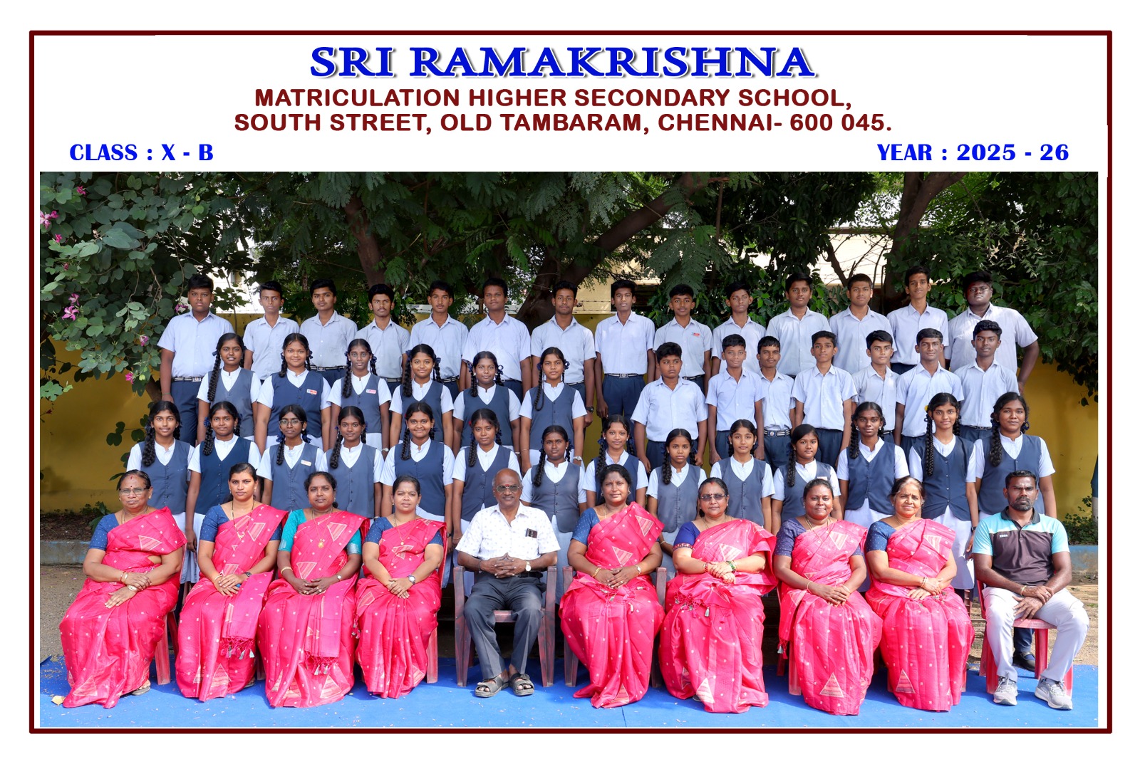 Our beloved students of X B